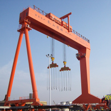 125t +75/10t Ship building gantry crane with double parallel trolley